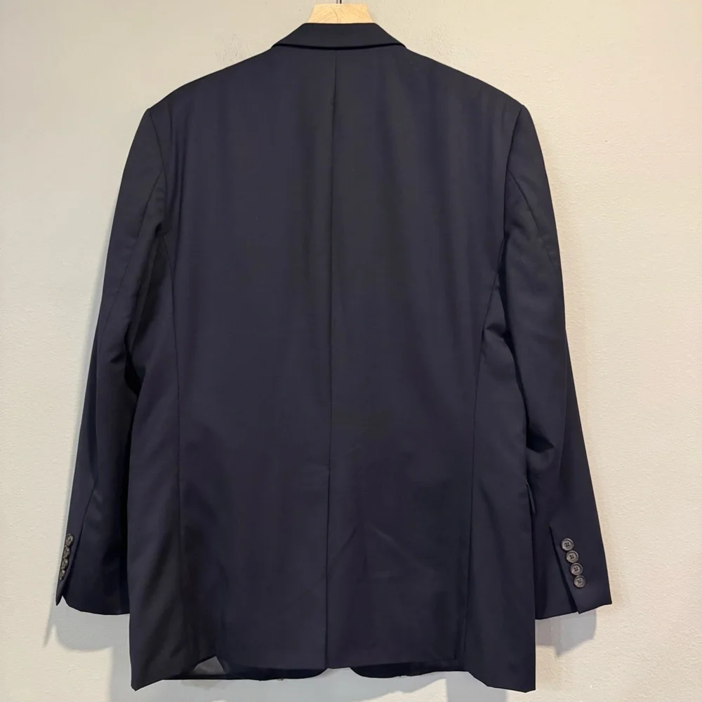 Lauren Ralph Lauren Suit Jacket 2 Button Wool Blue 42R - Picture 2 of 7